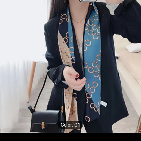 Brand new thin modern neck scarf LAST 2❗ - Picture 2 of 3